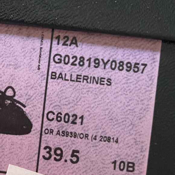 Gold Sequin Chanel Flats - Picture 8 of 9